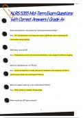 NURS 5355   Exam  Pack Questions with Correct Answers | Grade A