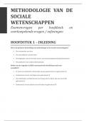 Examenvragen Methodologie van de sociale wetenschappen - Alle hoofdstukken - Met statistische oefeningen!