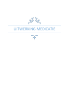 Medicatieuitwerking psychiatrie