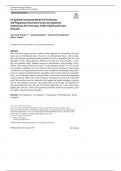 An Applied Contextual Model for Promoting  Self‑Regulation Enactment Across Development:  Implications for Prevention, Public Health and Future  Research