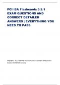 PCI ISA Flashcards 3.2.1 EXAM QUESTIONS AND CORRECT DETAILED ANSWERS | EVERYTHING YOU NEED TO PASS