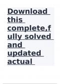 Download this complete,fully solved and updated actual exam for Project Management Certification Program