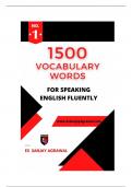 1500 Vocabulary Words For SpokenEnglishMost Used Vocab For Speaking English Fluently