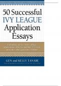 50 Successful Ivy League Application Essays