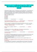 Siemens Level 1 Certification Exam New 2024 Version  Best Studying Material with All Questions and  Answers