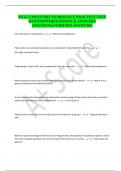 WGU C190 INTRO TO BIOLOGY PRACTICE TEST QUESTIONSQUESTIONS & ANSWERS (2024/20254)(VERIFIED ANSWERS)