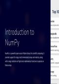 Numpy Notes