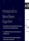 Naive Bayes Algorithm ppt