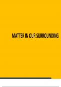 Class 9 CBSE Matter in our Surroundings Complete Notes