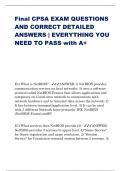 Final CPSA EXAM QUESTIONS AND CORRECT DETAILED ANSWERS | EVERYTHING YOU NEED TO PASS with A+