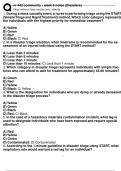 ACTUAL EXAM WEEK 6 EDAPT NOTES NR 442 COMMUNITY HEALTH / WEEK 6 EDAPT NOTES NR 442, COMMUNITY HEALTH. NURSING CARE DURING A DISASTER