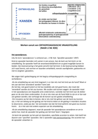 Kok - de orthopedagogische vraagstelling. Handout met concrete beschrijving van de theorie van Kok met onder andere het pedagogisch assenstelsel en uitleg van affectief, cognitief en conatief aspect. 