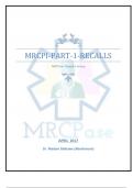 mrcpi part one past year paper recall 2017