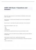 AGEC 422 Exam 1 Questions and Answers