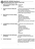 NUR 2063 ESSENTIALS OF PATHOPHYSIOLOGY MODULE 04 EXAM 2 (ACTUAL 2024 EXAM) QUESTIONS AND CORRECT DETAILED ANSWERS AGRADE