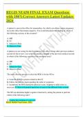 REGIS NU650 FINAL EXAM Questions with 100-Correct Answers Latest Updates 2024 