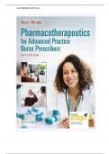 TEST BANK - PHARMACOTHERAPEUTICS FOR ADVANCED PRACTICE NURSE PRESCRIBERS, 6TH EDITION (WOO, 2024); PHARMACOTHERAPEUTICS FOR ADVANCED PRACTICE NURSE PRESCRIBERS FINAL EXAM