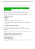 MIBO 3500 EXAM 1 QUESTIONS AND ANSWERS (GARDED A)