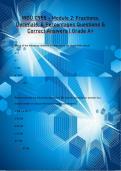 WGU C955 - Module 2: Fractions,  Decimals, & Percentages Questions & Correct Answers | Grade A+