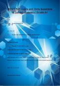 WGU C949 - Lists and Dicts Questions  & Correct Answers | Grade A+WGU C949 - Lists and Dicts Questions  & Correct Answers | Grade A+