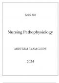 HU - NSG 120 Nursing Pathophysiology Midterm Exam Guide 2024.