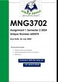 MNG3702 Assignment 1 Semester 2 2024