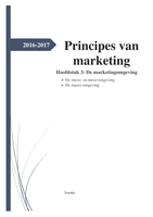 Principes van marketing Hoofdstuk 3