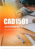 CAD1501 Assignment 3 2024| Due 31 July 2024