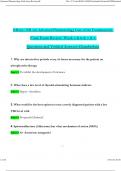 NR565/ NR 565 Advanced Pharmacology Care of the Fundamentals Final Exam Review: Week 5 & 6 & 7 & 8 Questions and Verified Answers Chamberlain