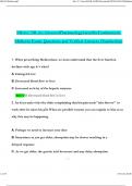 NR565/ NR 565 Advanced Pharmacology Care of the Fundamentals  Midterm Exam: Questions and Verified Answers Chamberlain