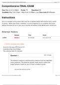 Comprehensive_FINAL_EXAM latest complete update A+ graded.