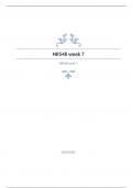 NR548 week 7 Chamberlain College Nursing - Questions with complete solution