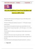 PGA Pre Qualifying Exam Prep Questions and Answers (100% Pass)