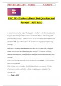 UHC 2024 Medicare Basics Test Questions and Answers (100% Pass)