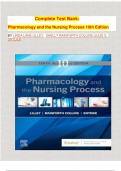 Complete Test Bank: Pharmacology and the Nursing Process 10th EditionBY LINDA LANE LILLEY, SHELLY RAINFORTH COLLINS, JULIE S. SNYDER latest.