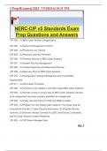 NERC-CIP v5 Standards Exam Prep Questions and Answers