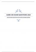 AAMS 300 EXAM QUESTIONS 2024|ACCURATE ANSWERS|VERIFIED