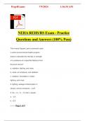 NEHA REHS/RS Exam - Practice Questions and Answers (100% Pass)