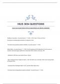 HIUS 3654 QUESTIONS WITH GUARANTEED ACCURATE ANSWERS