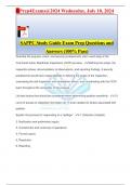 SAPPC Study Guide Exam Prep Questions and Answers (100% Pass)