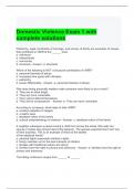 Domestic Violence Exam 1 with complete solutions