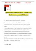 Medical-Surgical RN A Prophecy Relias Practice Questions and Answers (All Correct)