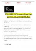 SNCO DLC (Self Awareness) Exam Prep Questions and Answers (100% Pass)