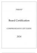 ANCC-PMHNP Board Certification Comprehensive CBT Guide 2024