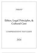 ANCC-PMHNP Ethics, Legal Principles, & Cultural Care Comprehensive Test Guide 2024.