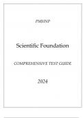 ANCC-PMHNP Scientific Foundation Comprehensive Test Guide 2024