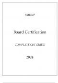 ANCC-PMHNP Board Certification Complete CBT Guide 2024.