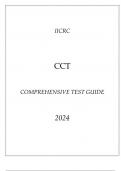 IICRC CCT Comprehensive Test Guide 2024.