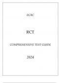 IICRC RCT Comprehensive Test Guide 2024