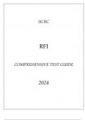 IICRC RFI Comprehensive Test Guide 2024.